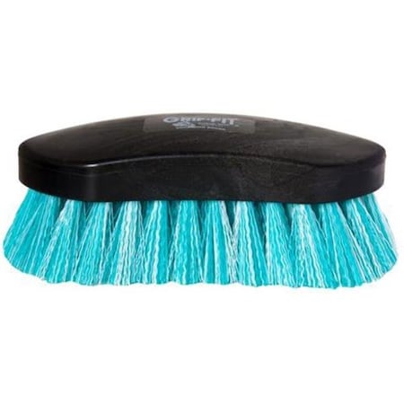 Decker Decker 753800275 27 Synthetic Grooming Brush; Aqua Teal & White 753800275